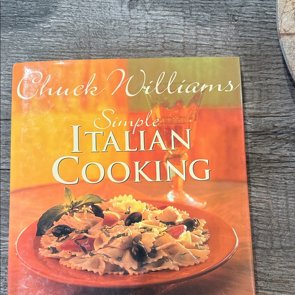 Williams Sonoma Simple Italian Cooking Cookbook - Orange and Red Cover